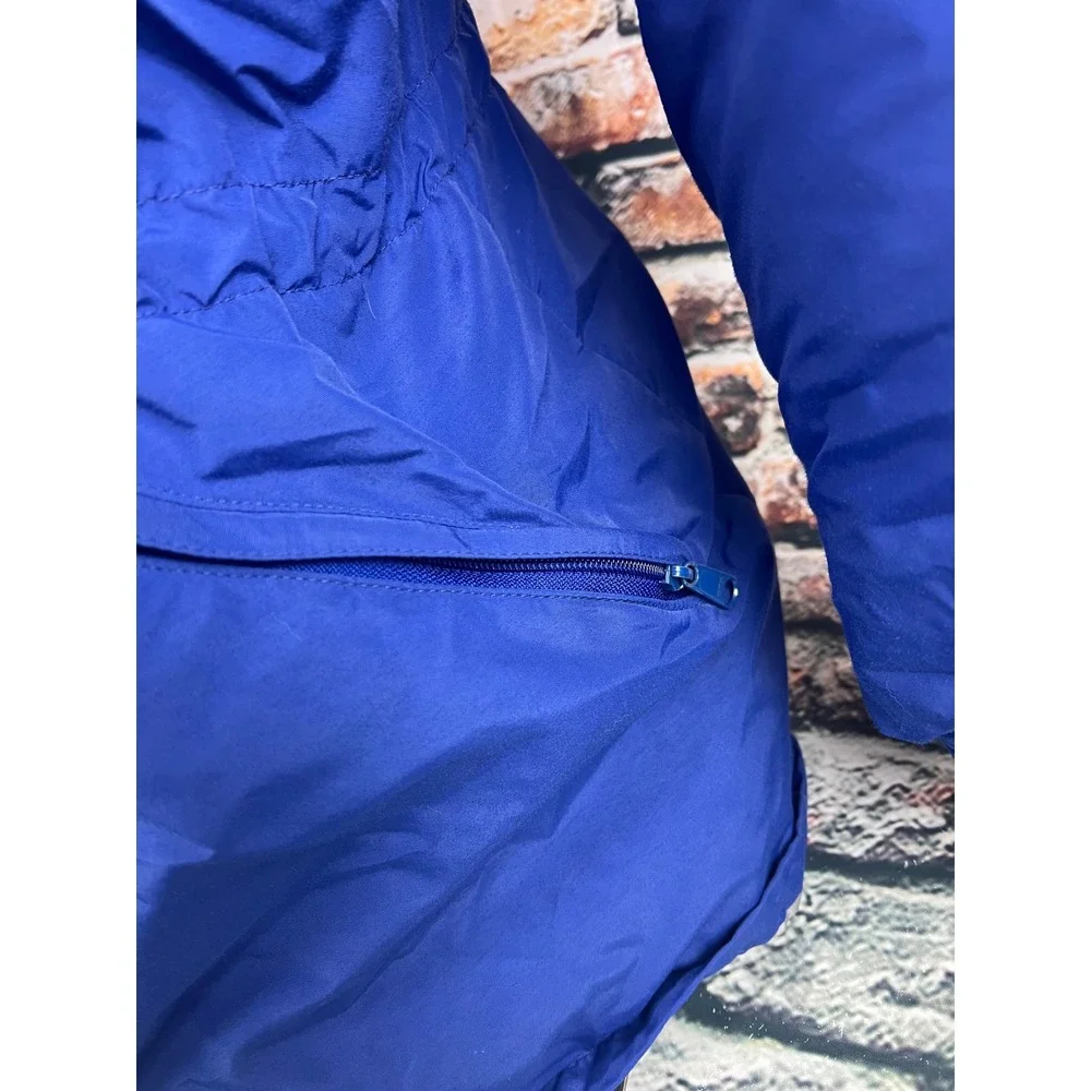 VTG LL Bean Down Penobscot Parka‎ Womens Medium Hood Long Coat Puffer Winter